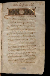Folio 266 recto mit Text von Johannes 1